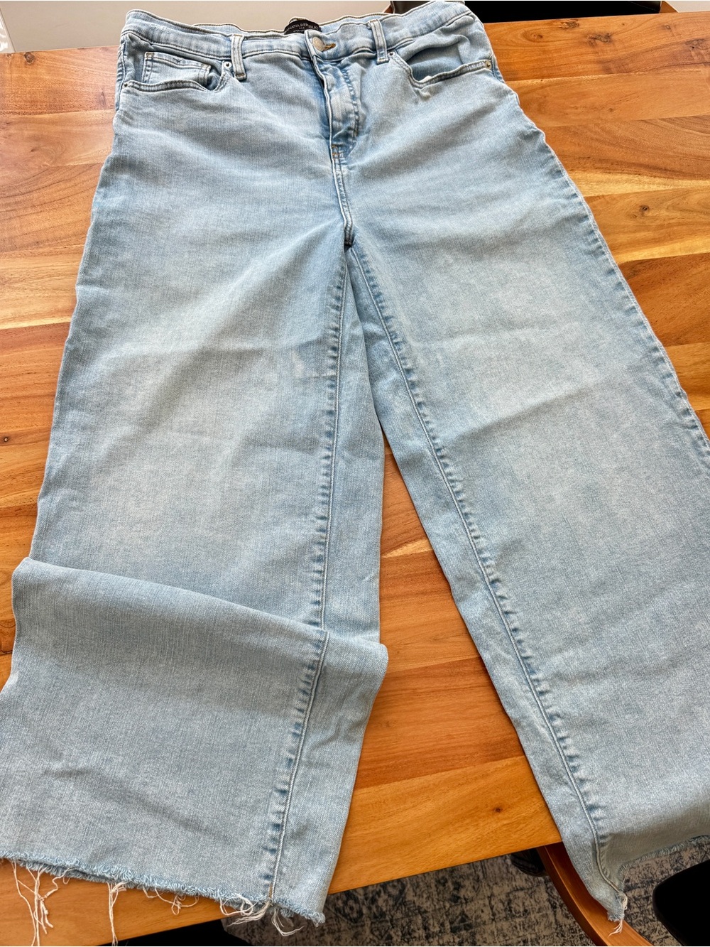 Banana Republic Light Wash Wide Leg Jeans